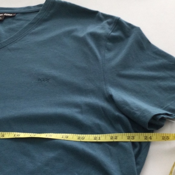 Michael Kors Mens T Shirt size XXL color Shadow Blue short sleeves.  #240 - Picture 4 of 8